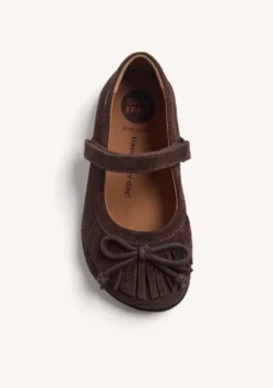 BAILARINAS BAREFOOT CHOCOLATE PIEL