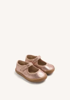 BAILARINAS BAREFOOT PIEL METALIZADA