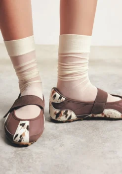 BAILARINAS DEPORTIVAS ESTAMPADO ANIMAL PIEL