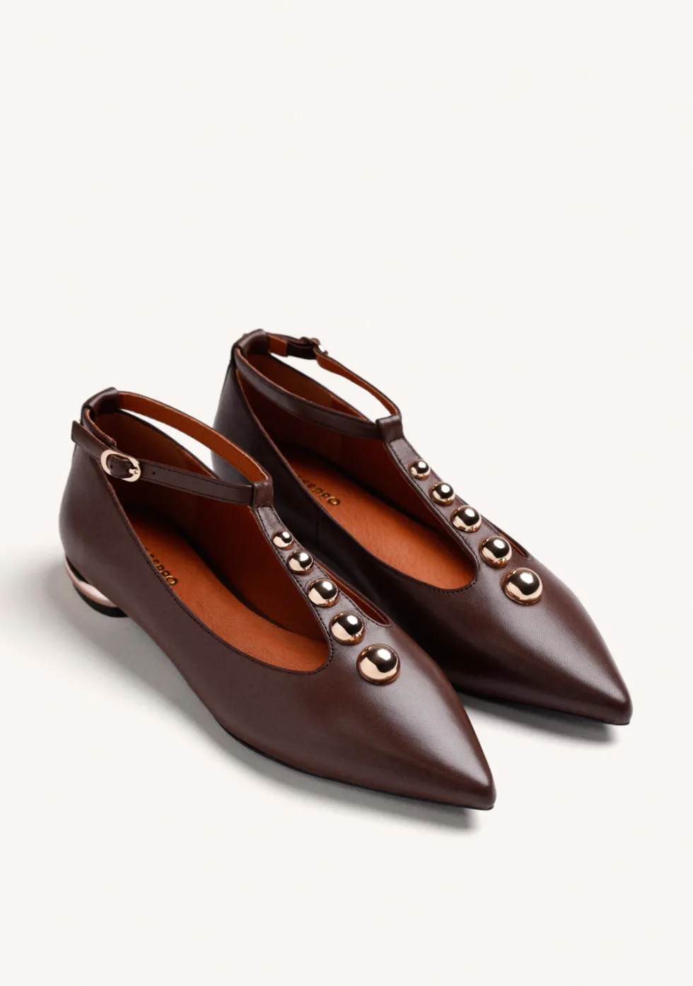 BAILARINAS MARRÓN TACHAS
