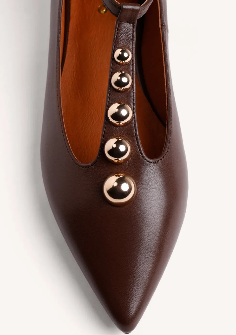 BAILARINAS MARRÓN TACHAS