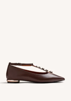 BAILARINAS MARRÓN TACHAS
