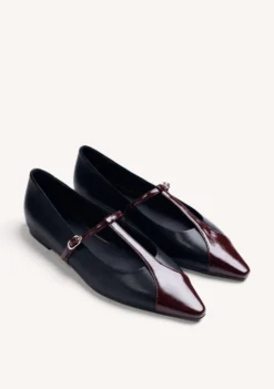 BAILARINAS NEGRO PIEL CUÑA