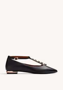 BAILARINAS NEGRO PIEL TACHAS