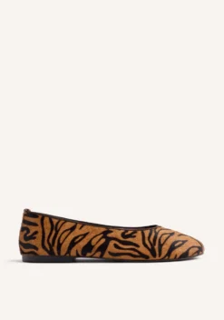 BAILARINAS PIEL ESTAMPADO ANIMAL CHOKIO