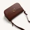 BOLSO BANDOLERA MARRÓN HEBILLA