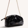 BOLSO BANDOLERA NEGRO EFECTO ARRUGADO