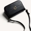 BOLSO BANDOLERA NEGRO HEBILLA