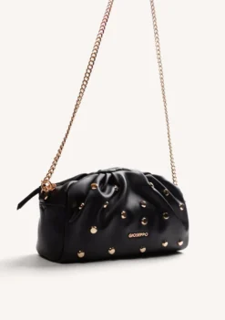 BOLSO BANDOLERA NEGRO TACHAS