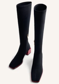 BOTAS ALTAS ELÁSTICAS NEGRO