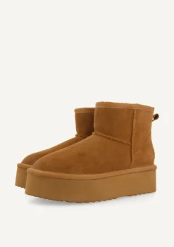 BOTAS AUSTRALIANAS COLOR CUERO CON PLATAFORMA PARA MUJER BANCROFT