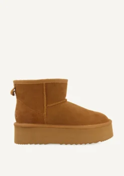 BOTAS AUSTRALIANAS COLOR CUERO CON PLATAFORMA PARA MUJER BANCROFT