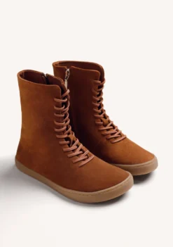 BOTAS BAREFOOT MARRÓN PIEL