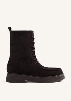 BOTAS MARRON ESTILO MILITAR PIEL