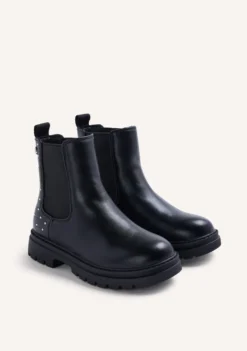 BOTAS NEGRO ELÁSTICO LATERAL