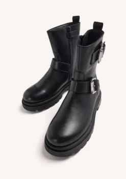 BOTAS PIEL CON CREMALLERA