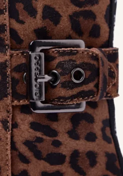 BOTAS PIEL SERRAJE ESTAMPADO ANIMAL TINTAH