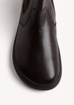 BOTINES BAREFOOT MARRÓN PIEL