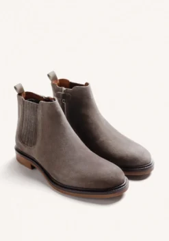 BOTINES CHELSEA TAUPE PIEL