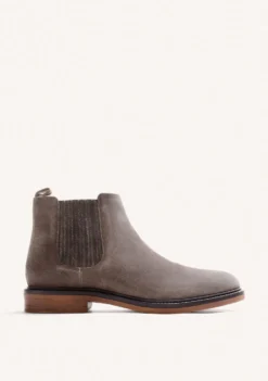 BOTINES CHELSEA TAUPE PIEL