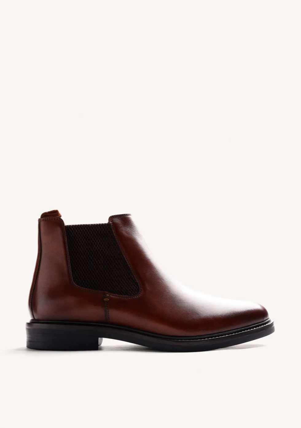 BOTINES MARRÓN CHELSEA PIEL