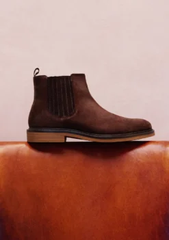 BOTINES MARRÓN CHELSEA PIEL