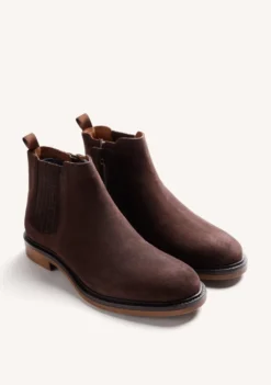 BOTINES MARRÓN CHELSEA PIEL
