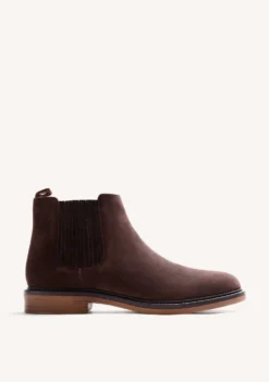 BOTINES MARRÓN CHELSEA PIEL