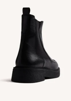 BOTINES NEGRO CHELSEA PIEL