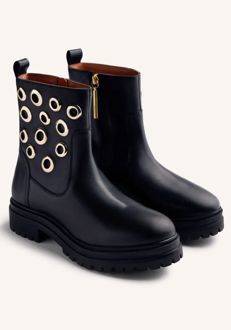 BOTINES PIEL OLLADOS ONAMIA