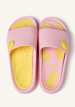CHANCLAS TIPO PALA ESTAMPADO LIMONES WACONIA