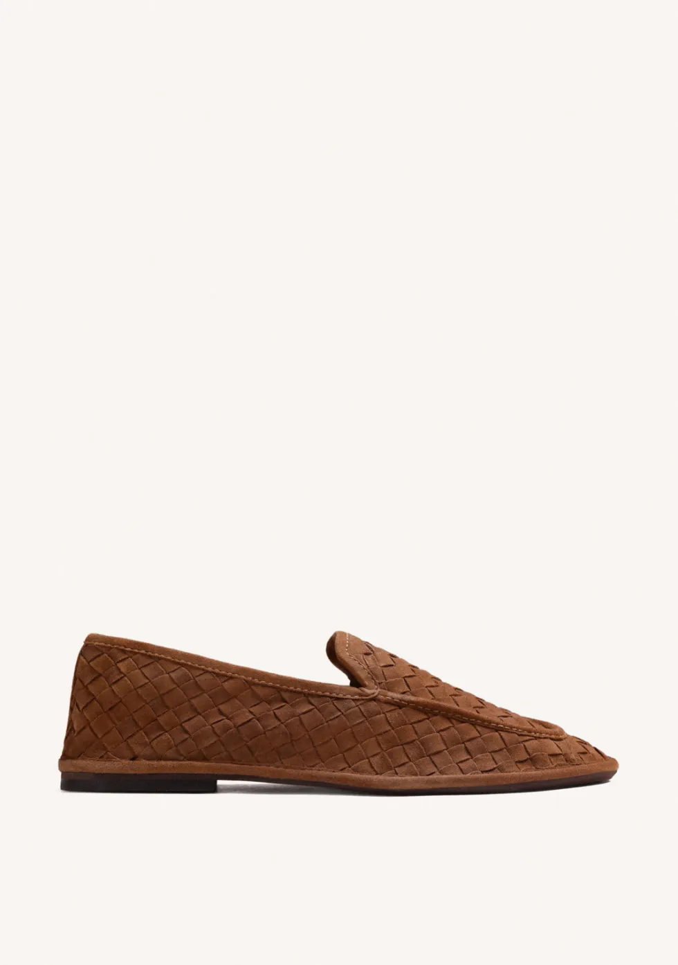 MOCASINES CAMEL PIEL TRENZADA