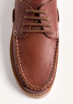 MOCASINES NÁUTICOS MARRÓN PIEL