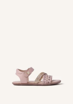 SANDALIAS BAREFOOT PIEL CALADA BRILLO MIKLEUS