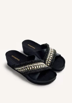 SANDALIAS BIO CUÑA ABALORIOS WADENA