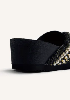 SANDALIAS BIO CUÑA ABALORIOS WADENA