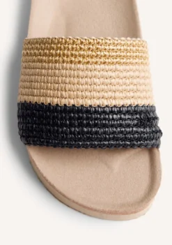 SANDALIAS BIO CUÑA RAFIA KASANGA