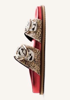 SANDALIAS BIO PIEL ESTAMPADO ANIMAL CARNEY