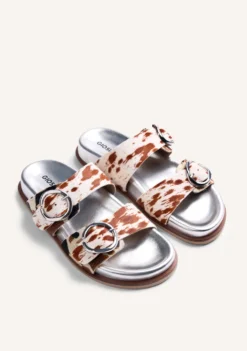 SANDALIAS BIO PIEL ESTAMPADO ANIMAL CARNEY