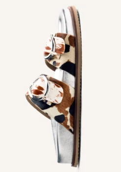 SANDALIAS BIO PIEL ESTAMPADO ANIMAL CARNEY