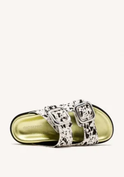 SANDALIAS BIO PIEL ESTAMPADO ANIMAL MIFFLIN