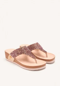 SANDALIAS BRILLO CUÑA STODDARD