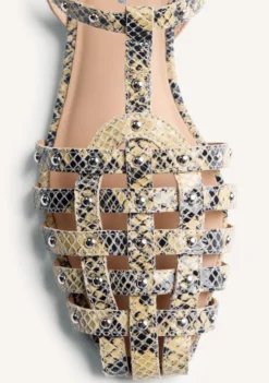 SANDALIAS CANGREJERAS PIEL ESTAMPADO ANIMAL OTTERTAIL