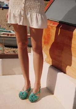 SANDALIAS CANGREJERAS PIEL TRENZADA HINGHAM