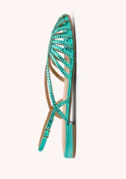 SANDALIAS CANGREJERAS PIEL TRENZADA HINGHAM