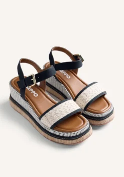 SANDALIAS CUÑA CROCHET ISOKO