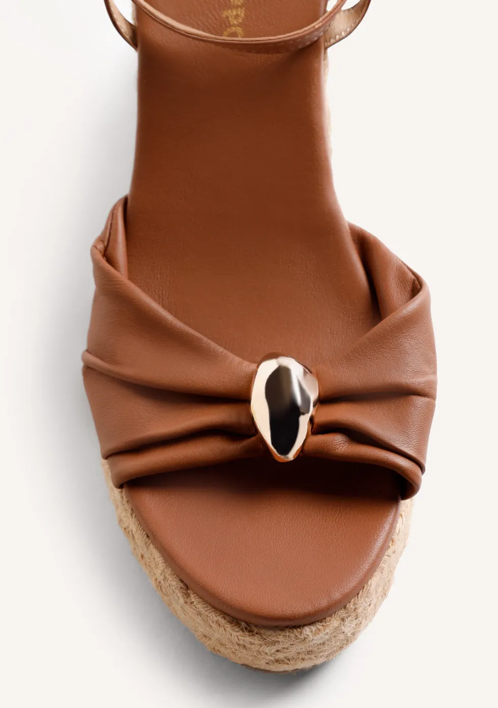 SANDALIAS CUÑA PIEL JOYA SOUDAN