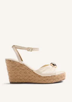 SANDALIAS CUÑA PIEL JOYA SOUDAN
