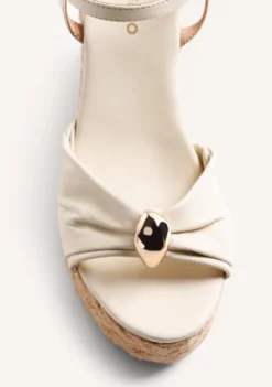 SANDALIAS CUÑA PIEL JOYA SOUDAN