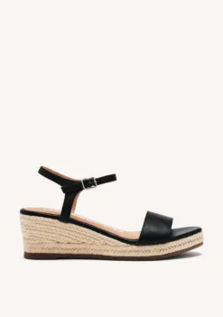 SANDALIAS CUÑA PIEL YALAHA